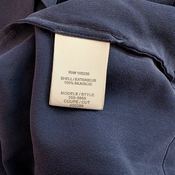 100% Silk navy dress by Joie - size medium - Picture 7 of 7